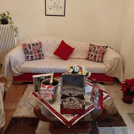Cozy & Bright 50m From Subway -agios Antonios Apartment *