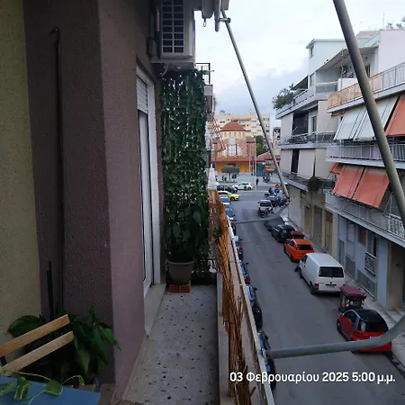 Cozy & Bright 50m From Subway -agios Antonios Apartment *